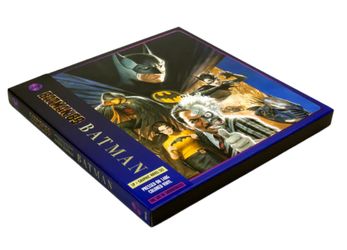 Danny Elfman - Batman - Original Motion Picture Score LP & Graphic Novel Box Set (Batwing Purple/White) Vinyl Record