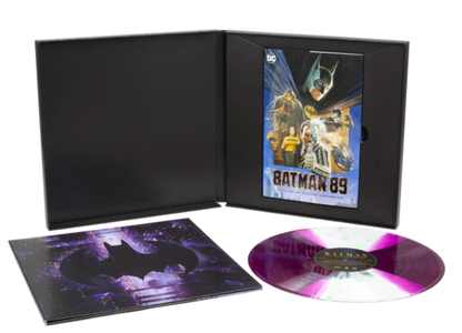 Danny Elfman - Batman - Original Motion Picture Score LP & Graphic Novel Box Set (Batwing Purple/White) Vinyl Record
