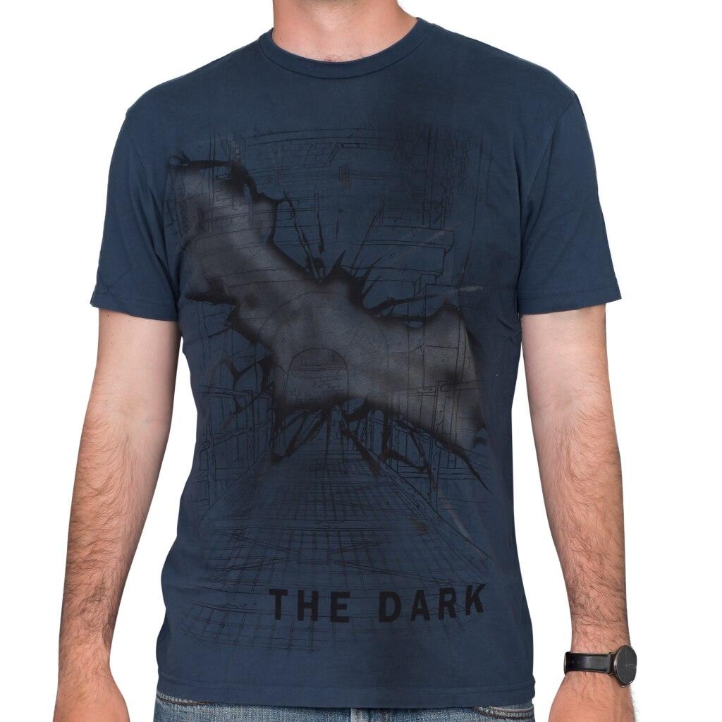 Batman Stay Tune The Dark Navy T-Shirt