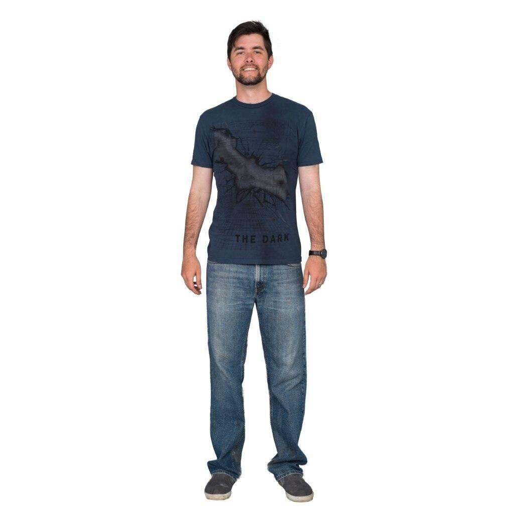 Batman Stay Tune The Dark Navy T-Shirt