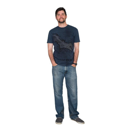 Batman Stay Tune The Dark Navy T-Shirt