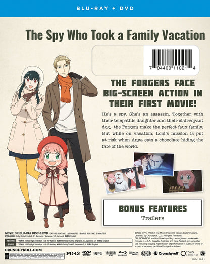 Spy x Family Code: White Movie (Blu-ray + DVD)