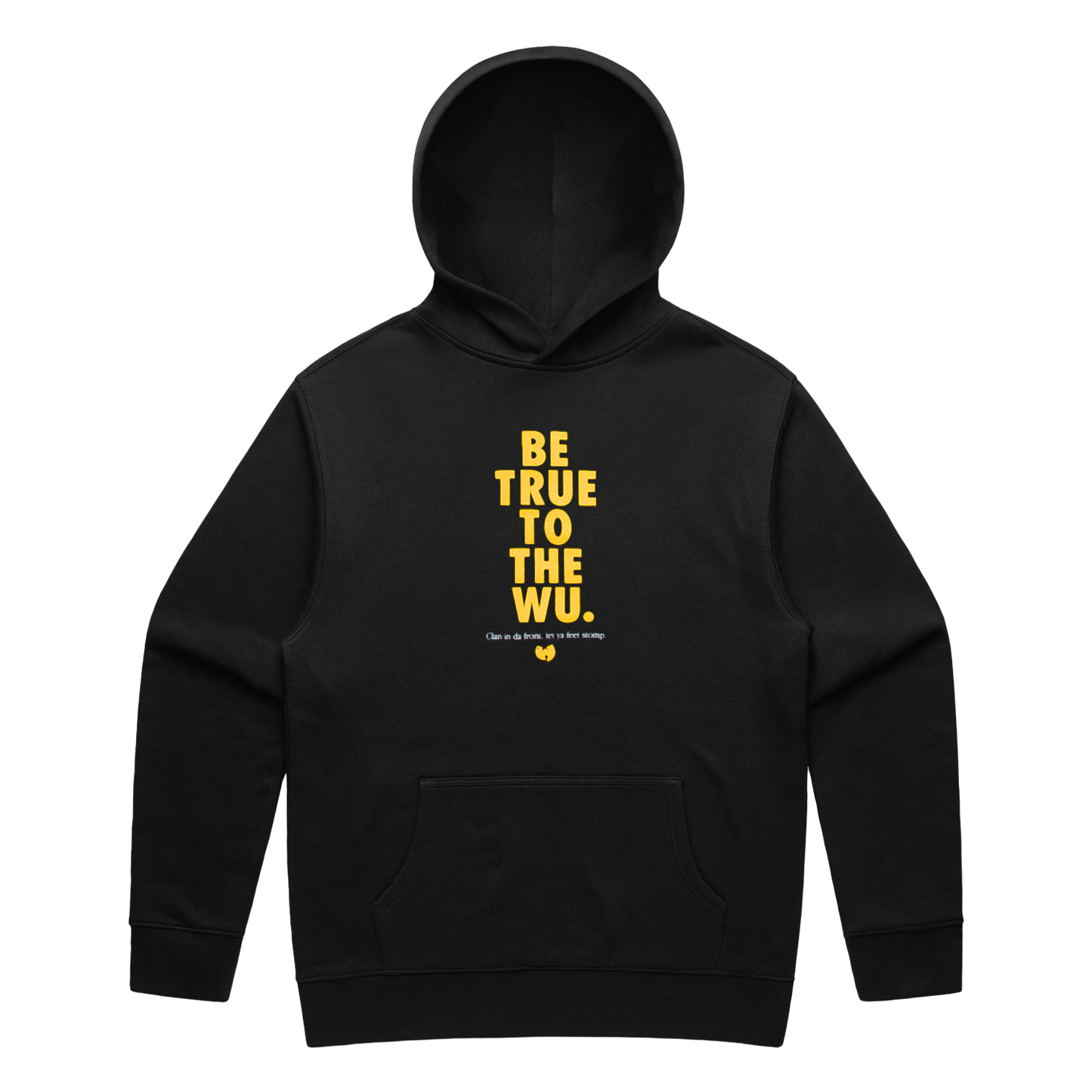 Wu-Tang Clan Officially Licensed Be True Hoodie Black