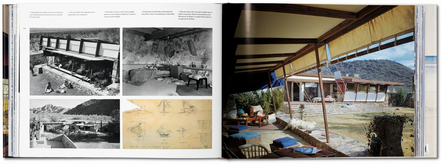 Frank Lloyd Wright (German, French, English) Book