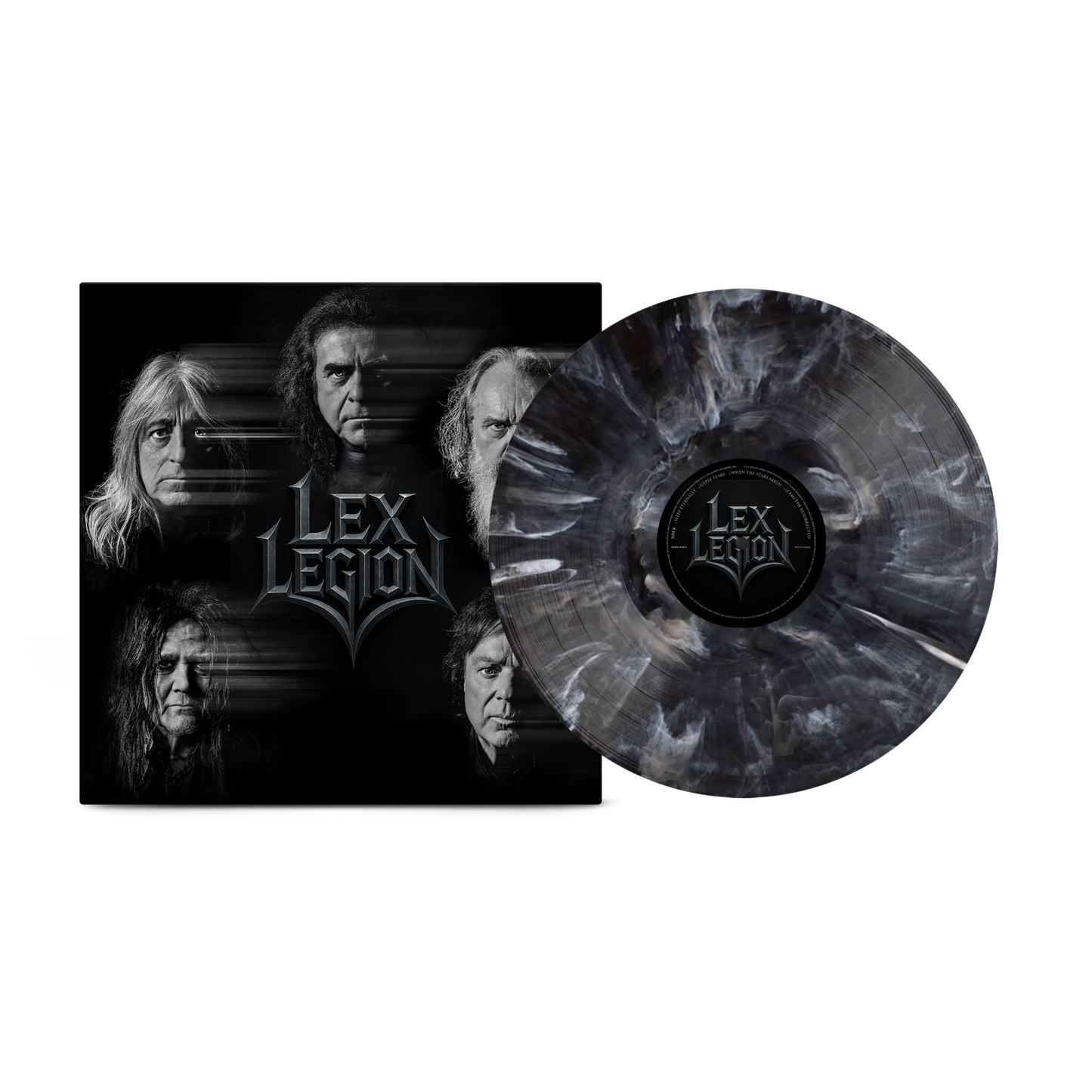 Lex Legion - “Lex Legion” on Ashen Marble Vinyl Record