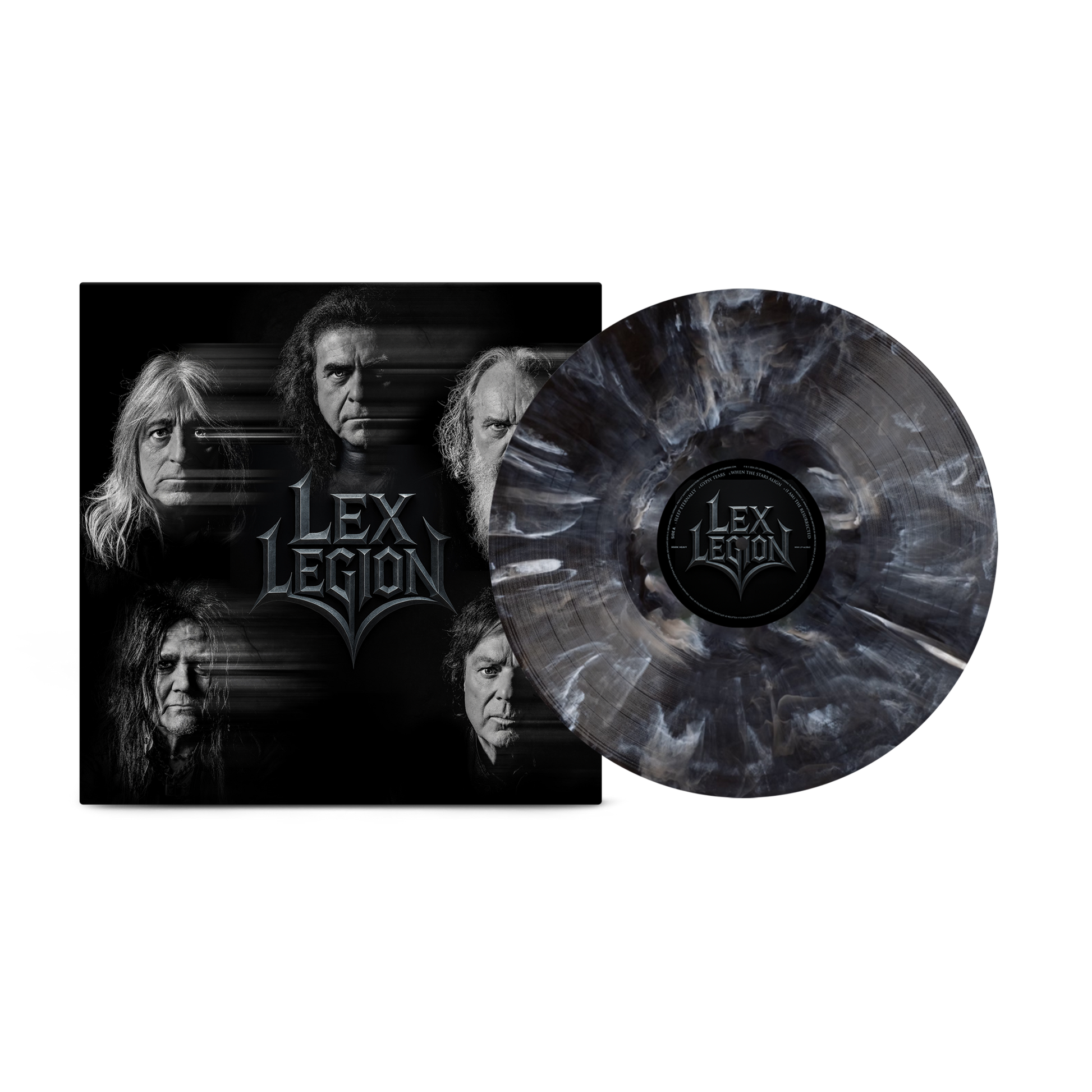 Lex Legion - “Lex Legion” on Ashen Marble Vinyl Record
