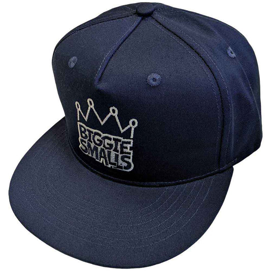 The Notorious B.I.G. Biggie Smalls Crown Logo Officially Licensed Hat Navy Blue