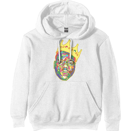 The Notorious BIG Crown Sweatshirt Hoodie White