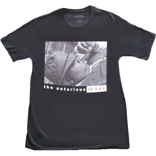 The Notorious BIG Lay Down T Shirt Black Officially Licensed