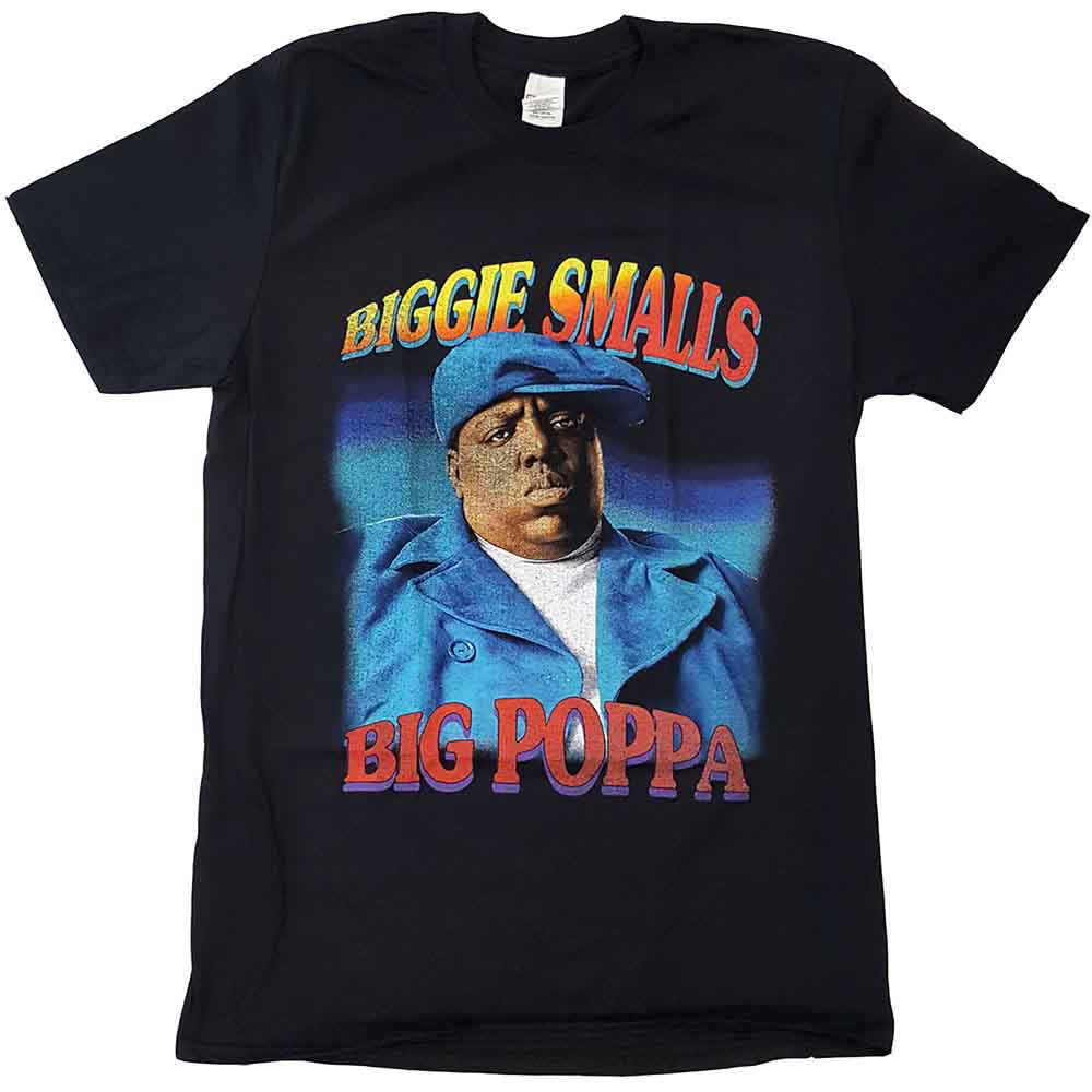 The Notorious B.I.G. Poppa T Shirt Black Officially Licensed