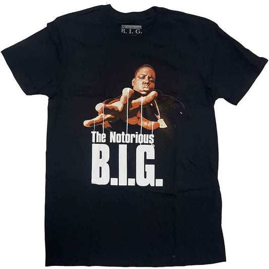 The Notorious B.I.G. Reachstrings T Shirt Black Officially Licensed