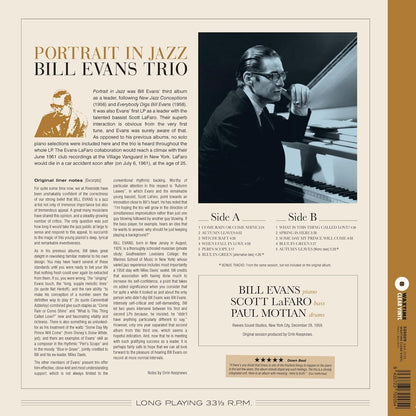 Portrait In Jazz (Limited Edition, 180 Gram Crystal Clear Vinyl with Bonus Tracks) [Import]  Vinyl Record