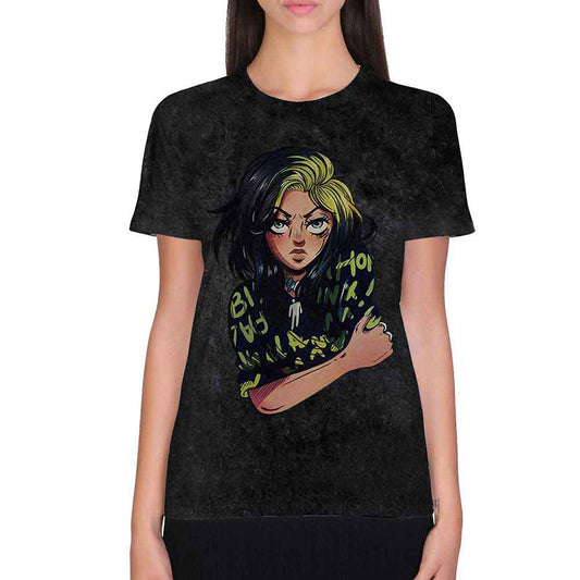 Billie Eilish Anime Billie [T-Shirt] Officially Licensed