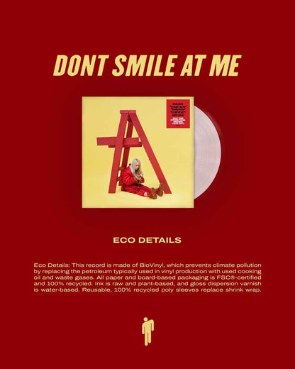 Billie Eilish - Dont Smile At Me (Limited Edition, International Pressing, Clear Colored Vinyl) [Import] Vinyl Record