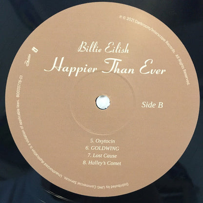 Billie Eilish Happier Than Ever Vinyl Record