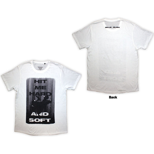 Billie Eilish Hit Me Hard And Soft Falling Mens T Shirt White