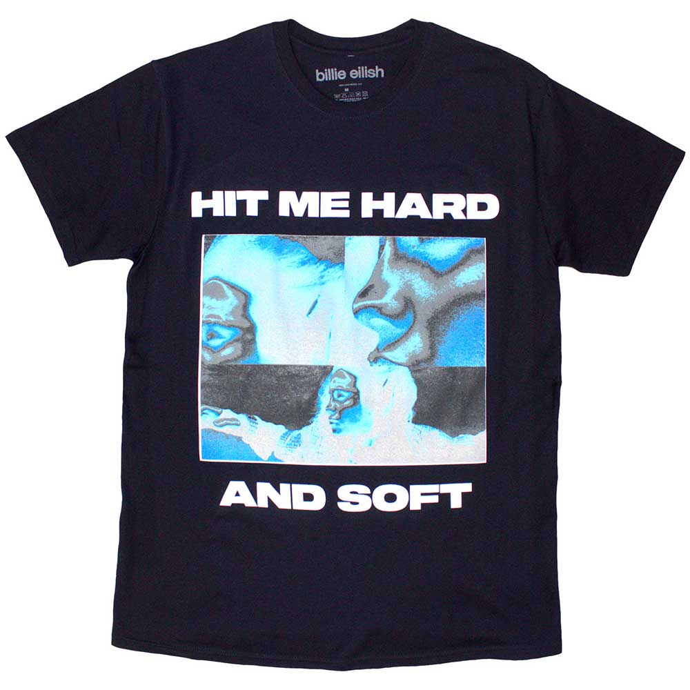 Billie Eilish Hit Me Hard And Soft Negative Mens  T Shirt Blue