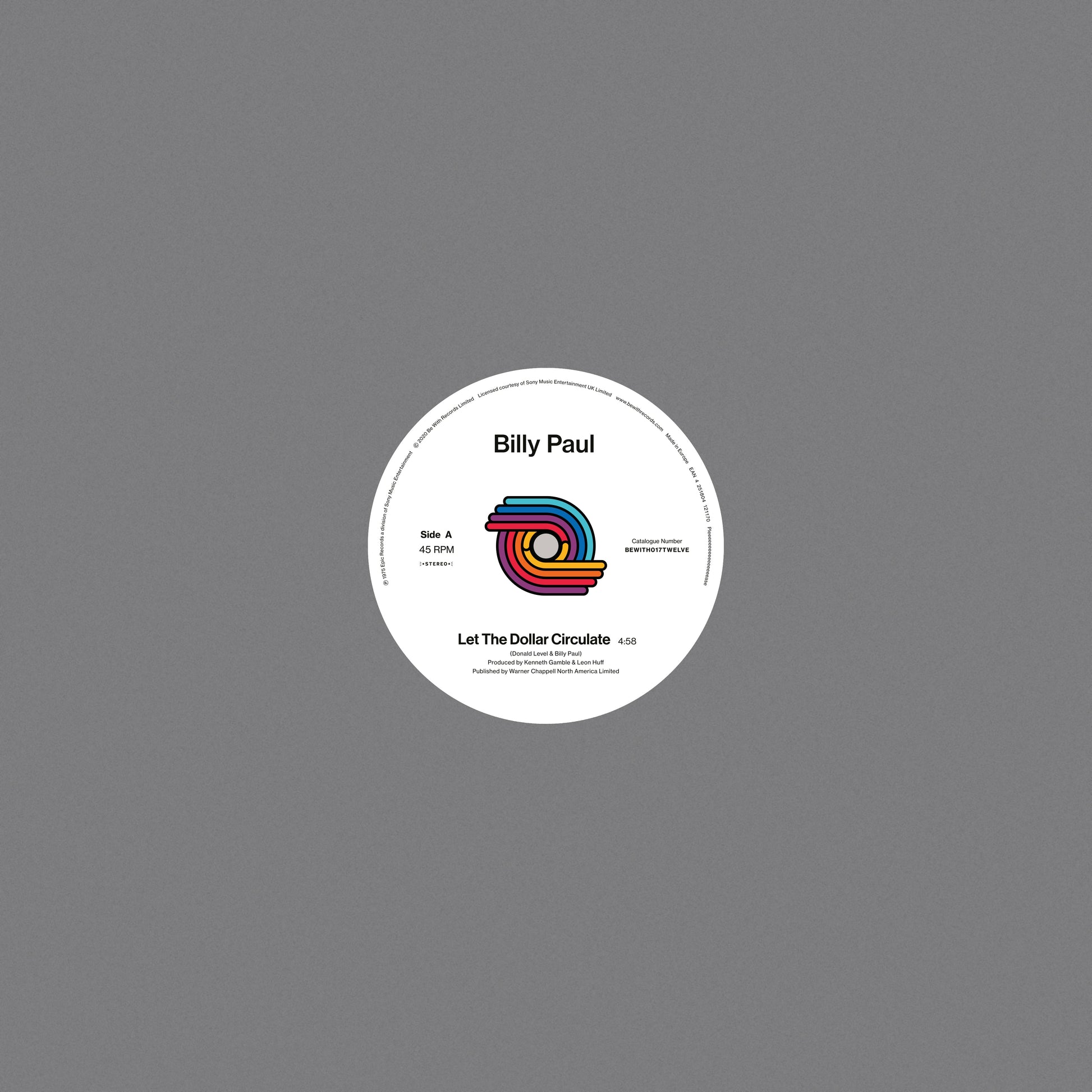 Let The Dollar Circulate / East Vinyl Record