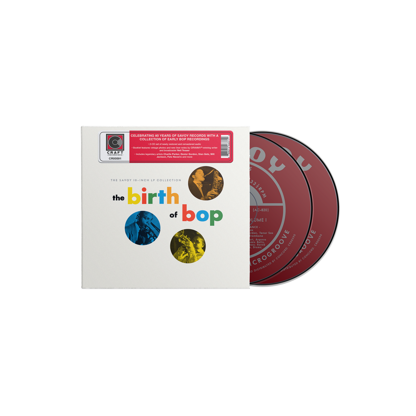The Birth Of Bop: The Savoy 10-Inch LP Collection (2 CD) Music CD