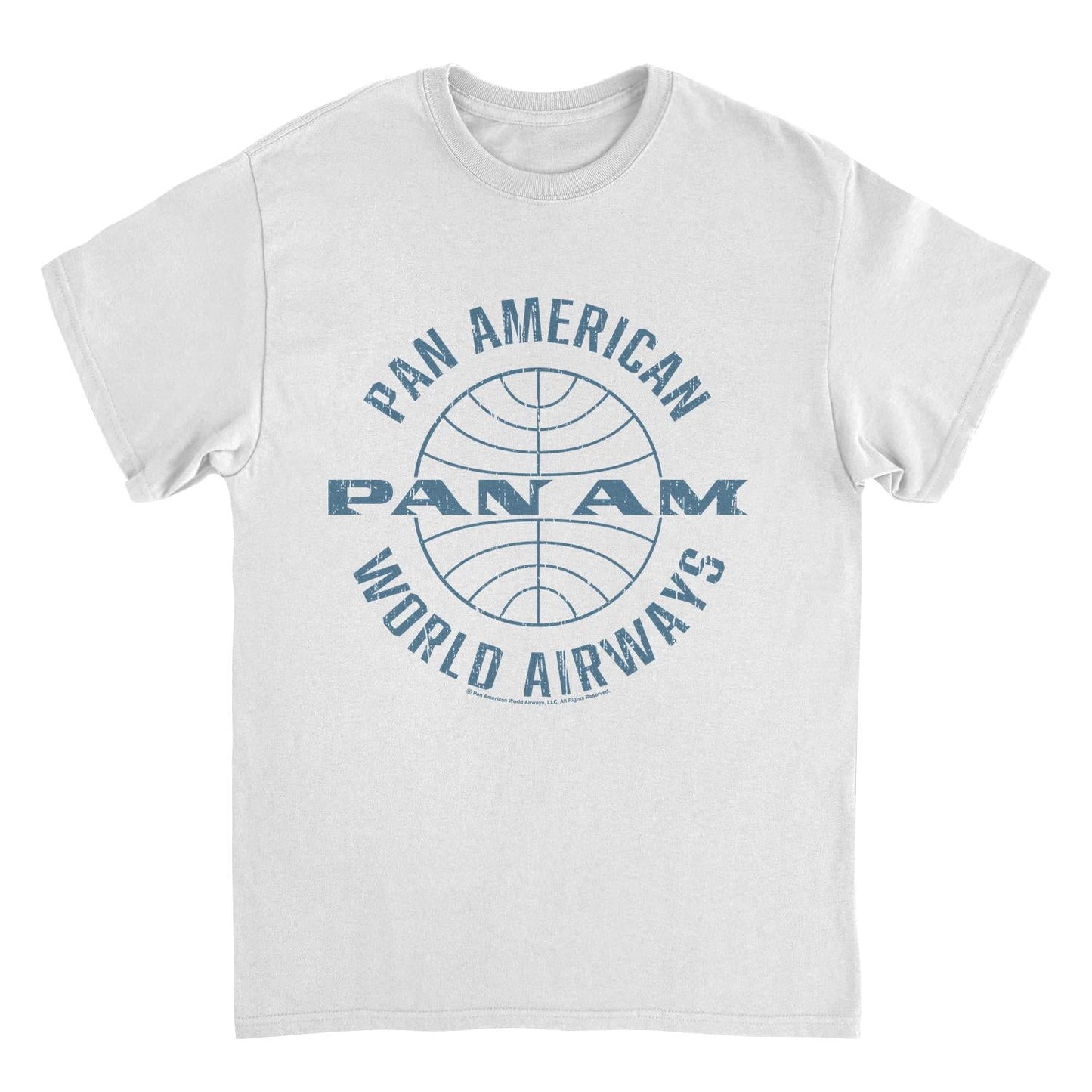 Pan Am Pan American World Airways Mens T Shirt White Officially Licensed