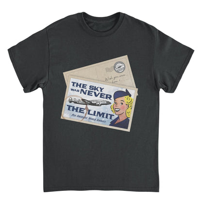 Pan Am the Sky Was Never the Limit Mens T Shirt Black Officially Licensed