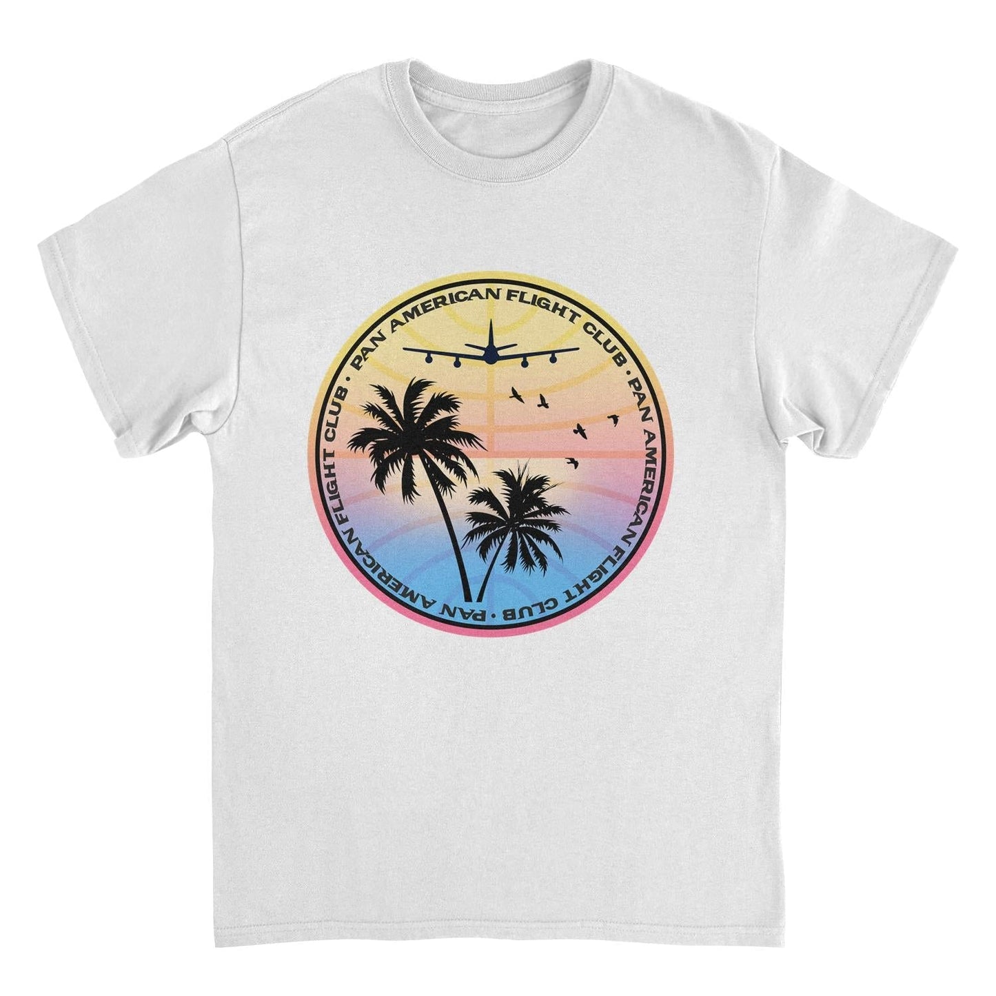 Pan Am Flight Club Icon Mens T Shirt White Officially Licensed