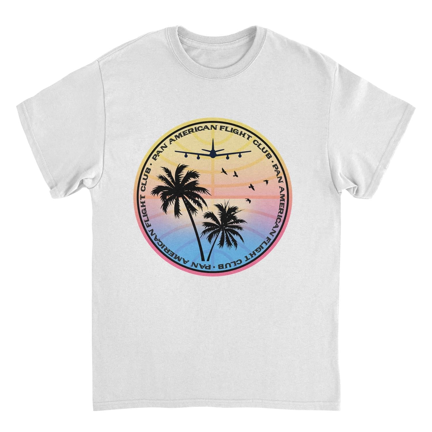 Pan Am Flight Club Icon Mens T Shirt White Officially Licensed