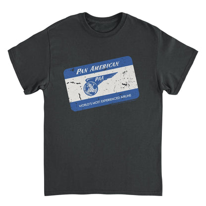 Pan Am Retro PAA Business Card Mens T Shirt Black Officially Licensed