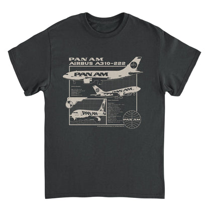 Pan Am Plane General Information Mens T Shirt Black Officially Licensed