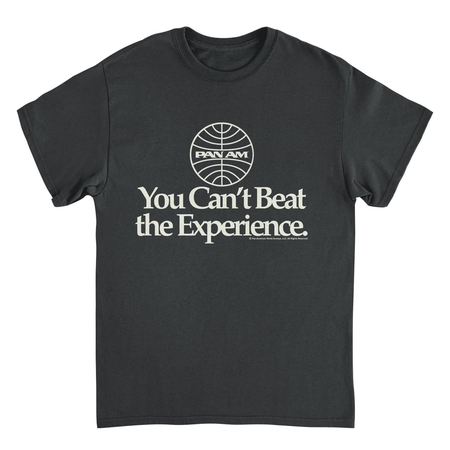 Pan Am Airways You Cant Beat the Experience Mens T Shirt Black Officially Licensed