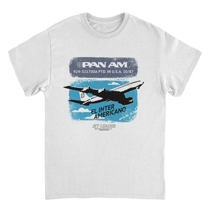 Pan Am El Inter Americano Mens T Shirt White Officially Licensed