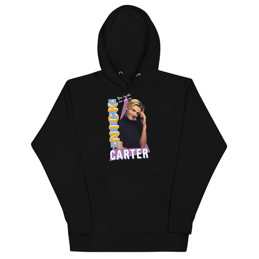 Backstreet Boys Nick Carter Mens Hoodie Black