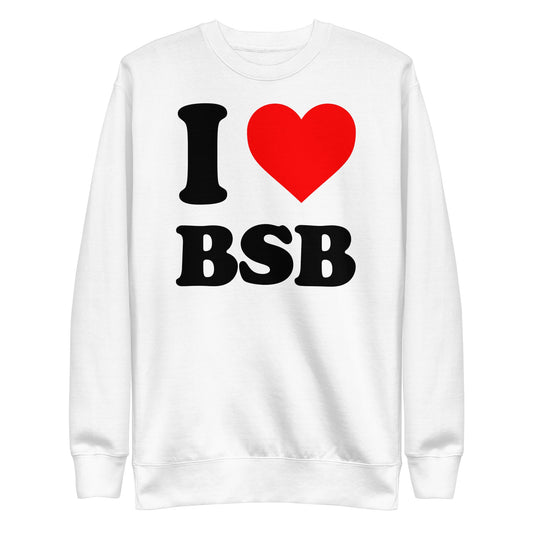 Backstreet Boys Love BSB Mens Sweatshirt White