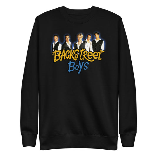 Backstreet Boys All Five Mens Sweatshirt Black