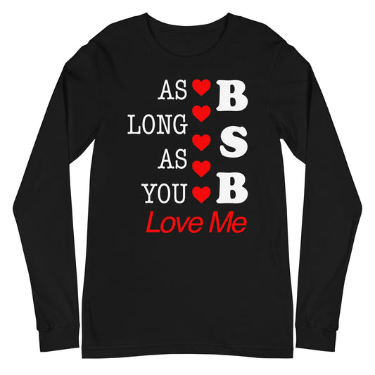 Backstreet Boys Love Me Mens Long Sleeve T Shirt Black