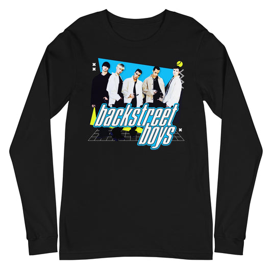 Backstreet Boys Jamming Mens Long Sleeve T Shirt Black