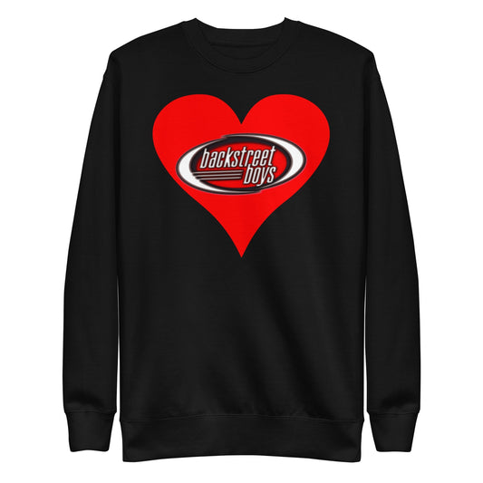 Backstreet Boys Heart Mens Sweatshirt Black