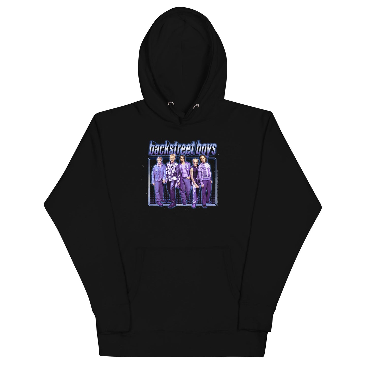 Backstreet Boys Glow Mens Officially Licensed Hoodie Black