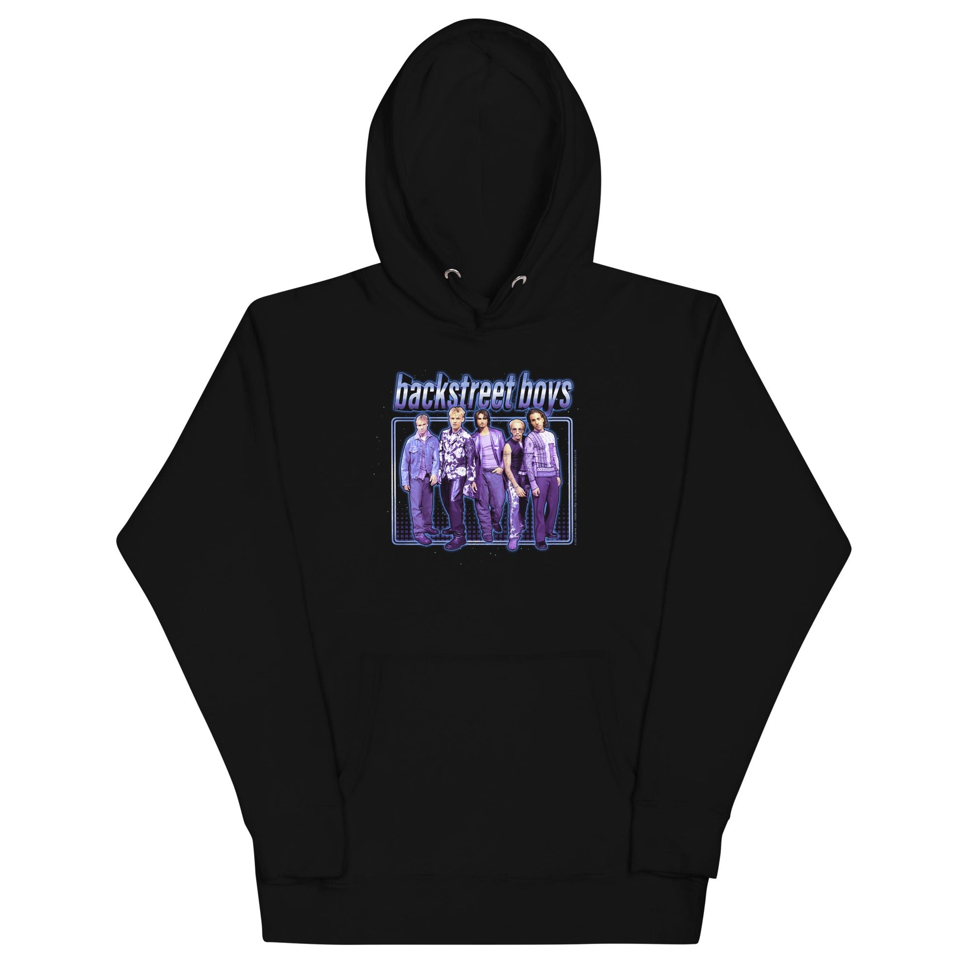 Backstreet Boys Glow Mens Officially Licensed Hoodie Black