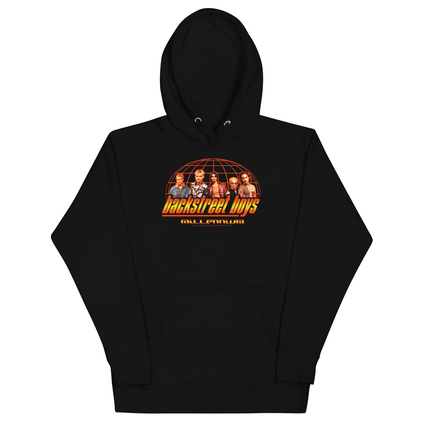 Backstreet Boys Across the Globe Mens Officially Licensed Hoodie Black