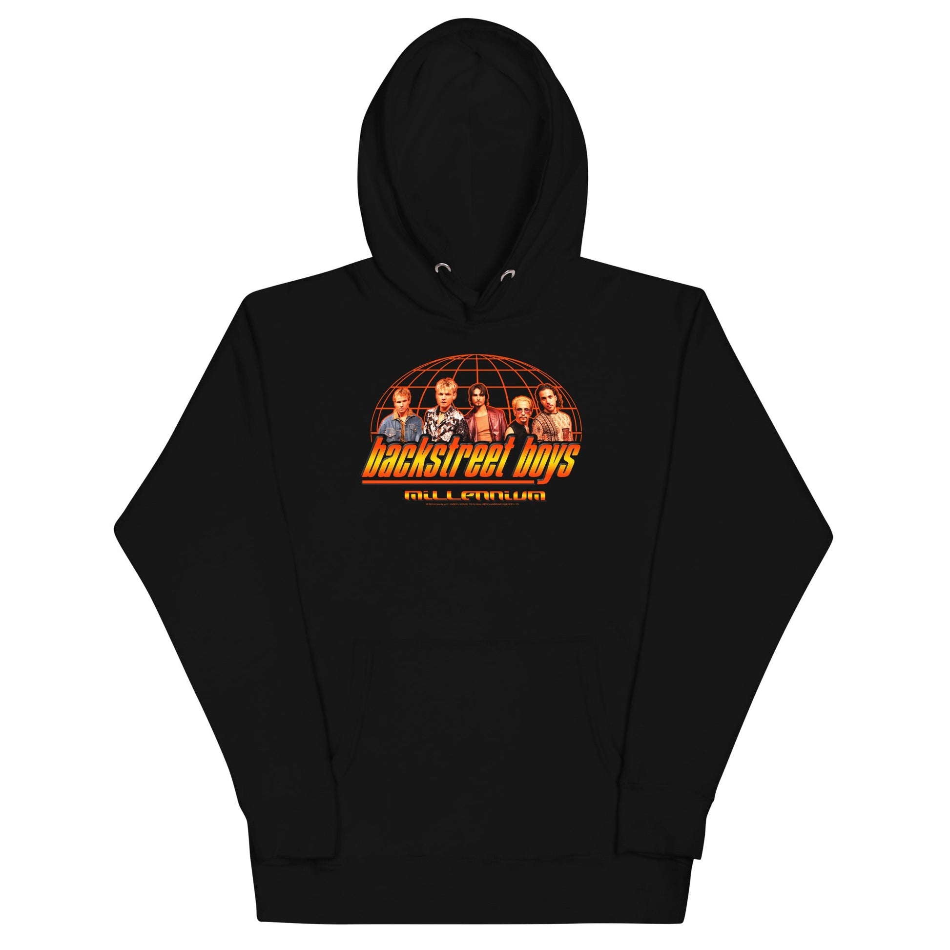 Backstreet Boys Across the Globe Mens Officially Licensed Hoodie Black