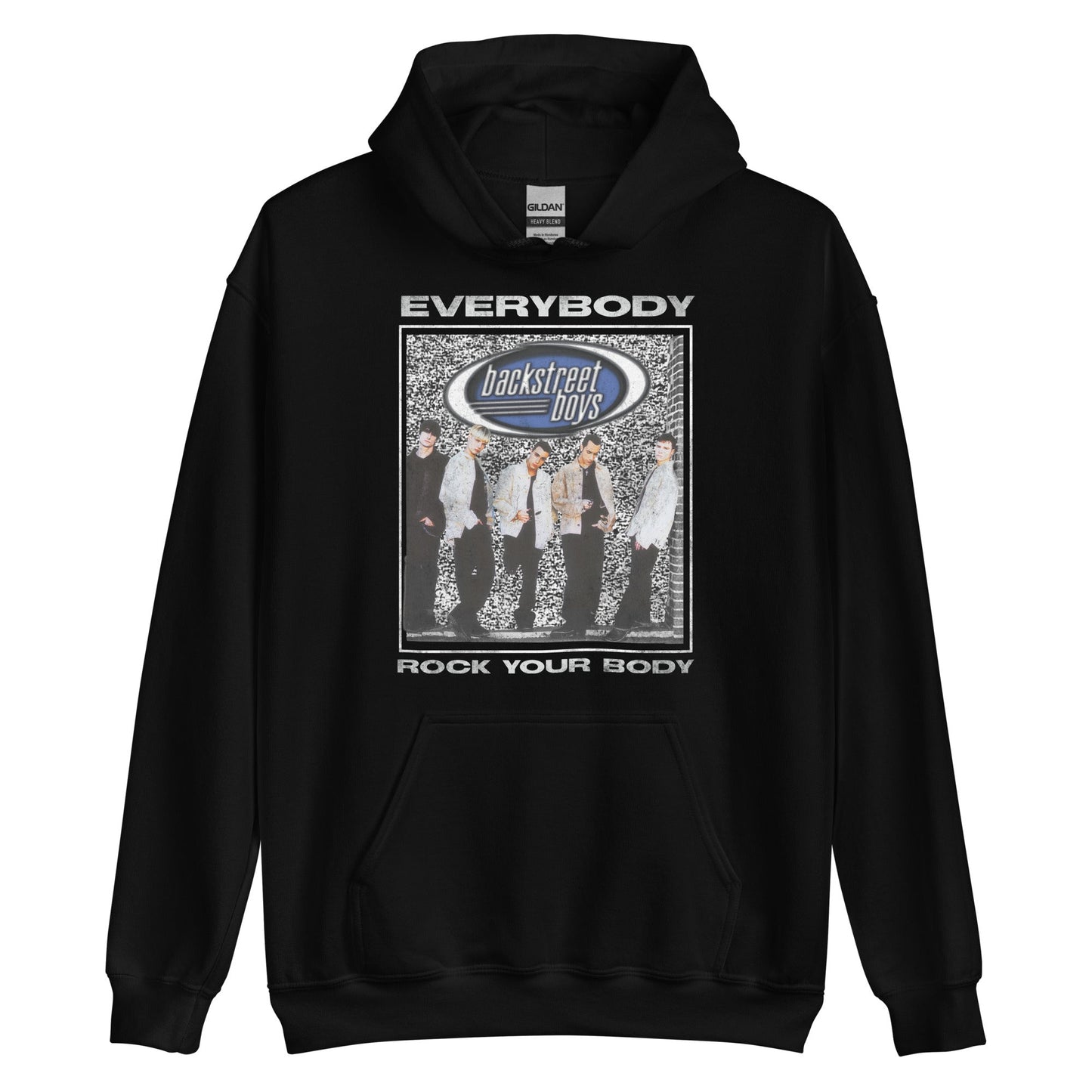 Backstreet Boys Rock Your Body Officially Licensed Hoodie Sweatshirt Black