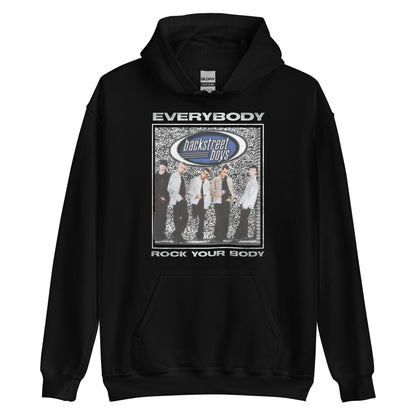 Backstreet Boys Rock Your Body Officially Licensed Hoodie Sweatshirt Black