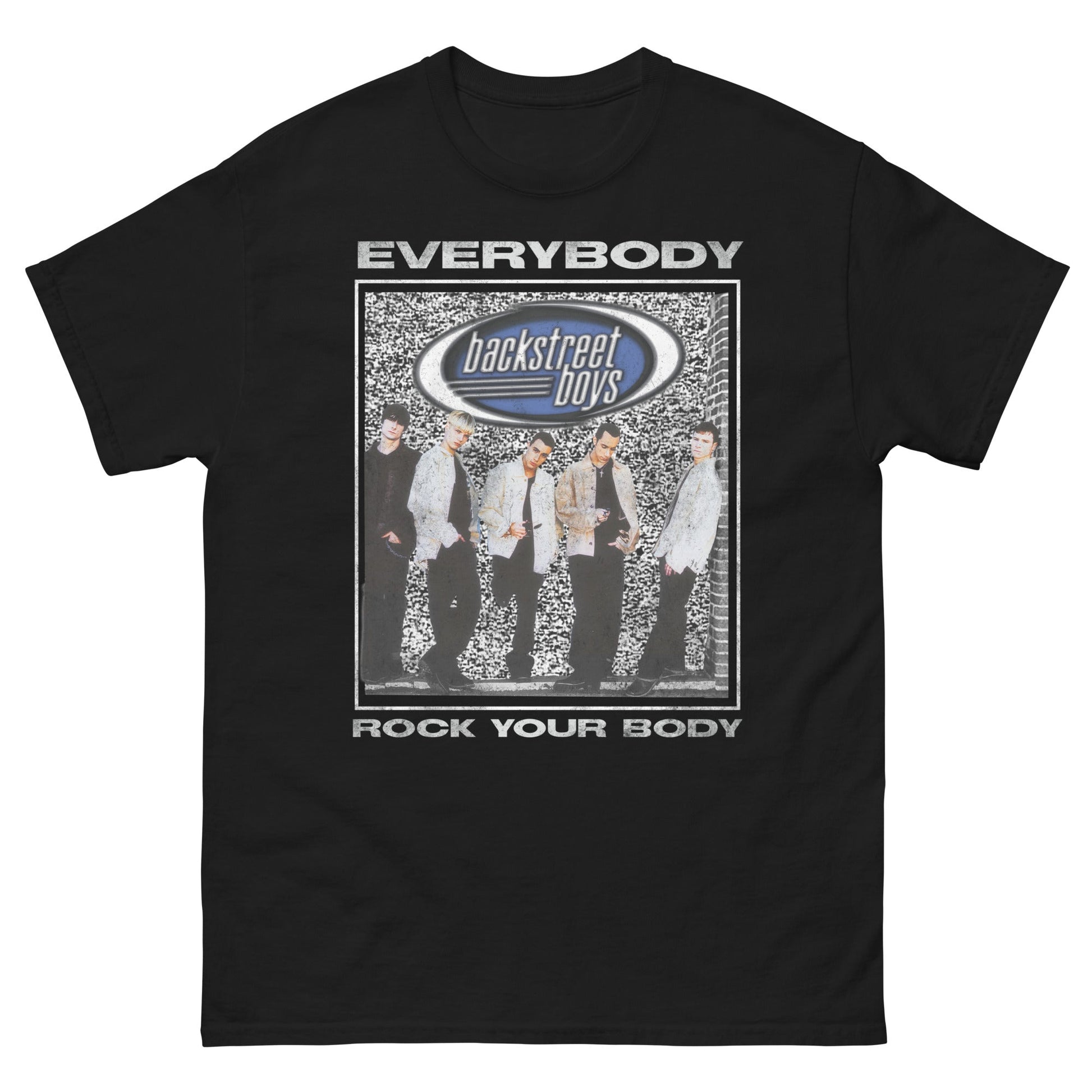 Backstreet Boys Rock Your Body Officially Licensed Mens T Shirt Black