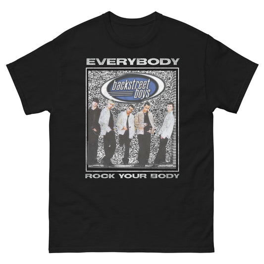 Backstreet Boys Rock Your Body Officially Licensed Mens T Shirt Black
