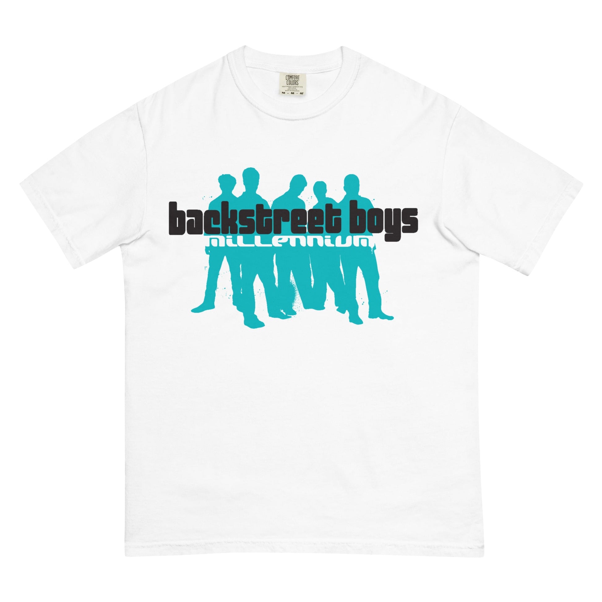 Backstreet Boys Millennium Mineral Wash Officially Licensed Mens T Shirt White