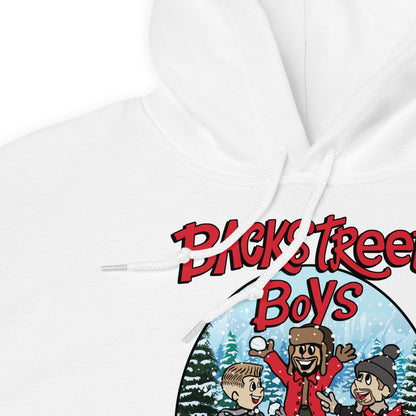 Backstreet Boys A Very Backstreet Christmas Officially Licensed Hoodie Sweatshirt White