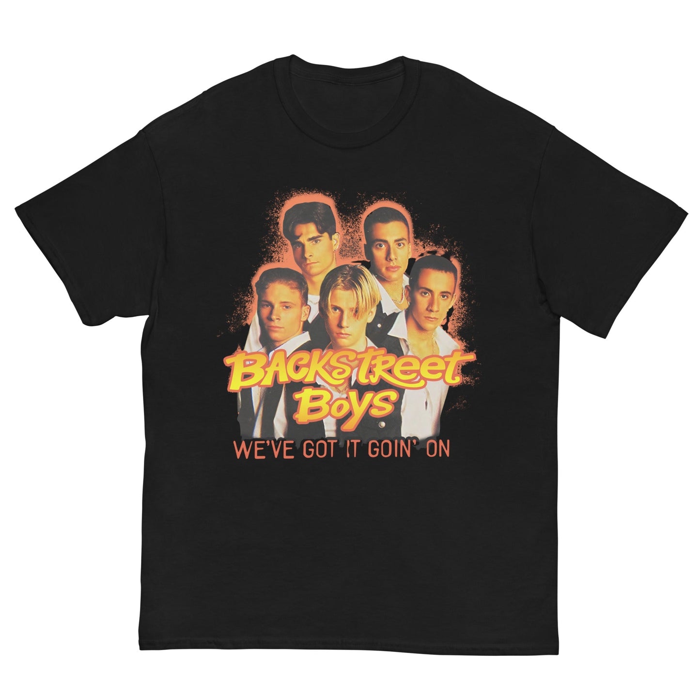 Backstreet Boys Goin On Officially Licensed Mens T Shirt Black