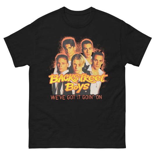 Backstreet Boys Goin On Officially Licensed Mens T Shirt Black