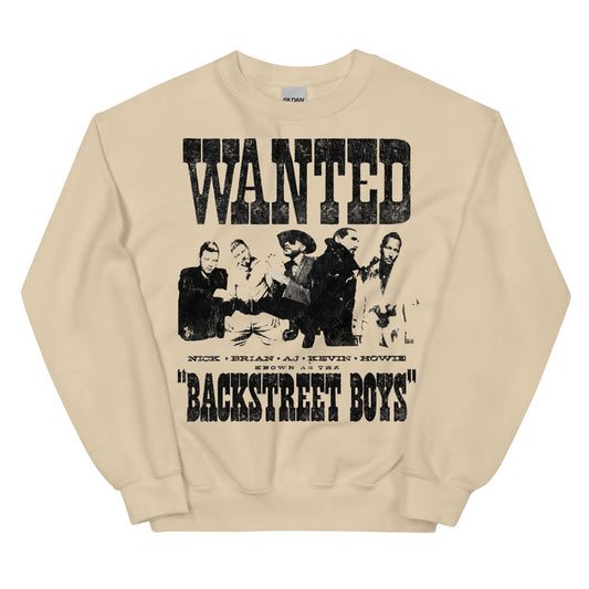 Backstreet Boys Wanted Officially Licensed Crewneck Sweatshirt